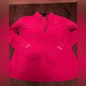 Bright Pink Nike Quarterzip